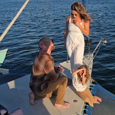 Engagement on a Sailing Charter 02"