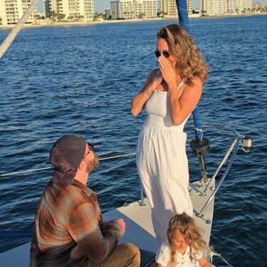 Engagement on a Sailing Charter 04"