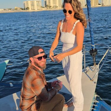 Engagement on a Sailing Charter 06"