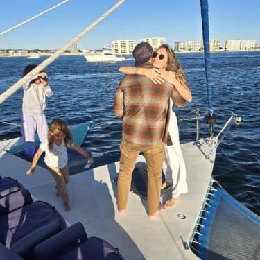 Engagement on a Sailing Charter 09"